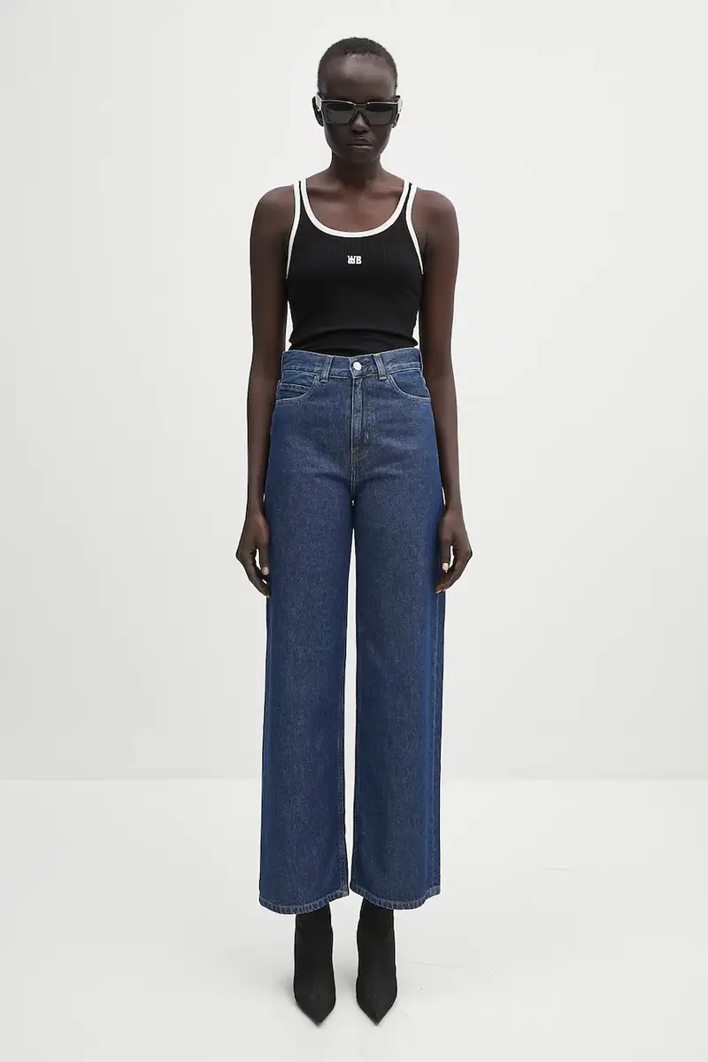 Wales Bonner Top Nero 4157788 miniatura 5