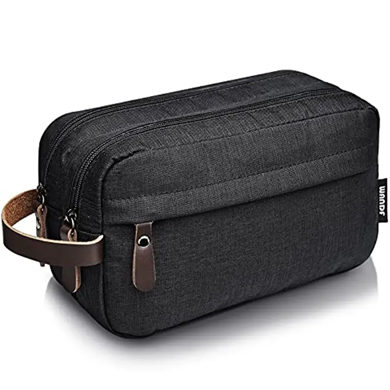 WANDF Borsa da toilette, cosmetica per uomo Donna Nylon Leggero