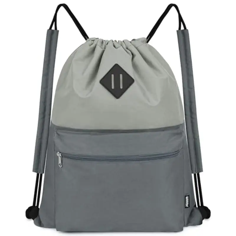 WANDF Zaino con Coulisse Borsa da Palestra Sportiva con Scomparto Bagnato Borsa da Cinch con Coulisse Resistente