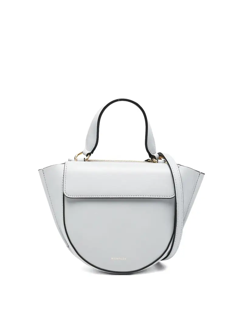 Borsa tote piccola Hortensia in azzurro Grigio