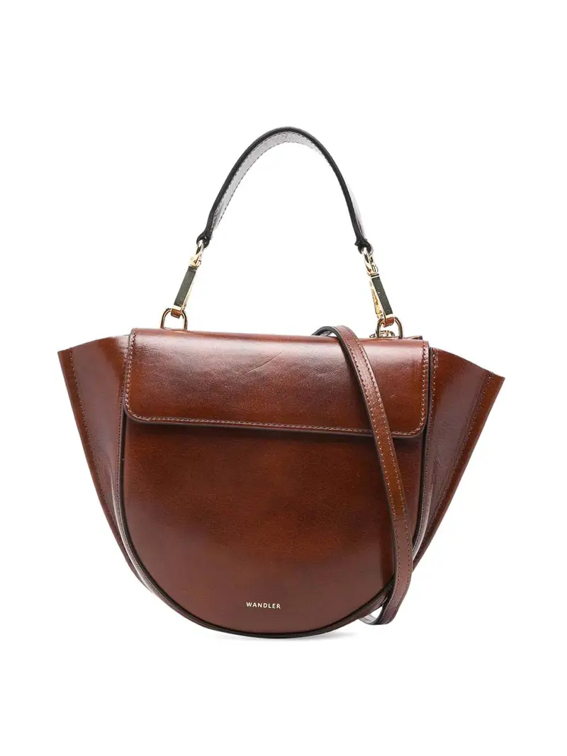 Mini borsa tote Hortensia marrone