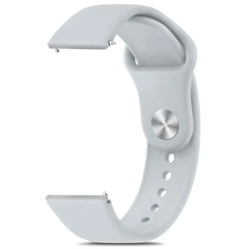 Wanme Cinturino a Sgancio Rapido 20mm 22mm, Cinturini in Silicone e Confortevole Traspirante con Fibbia Regolabile in