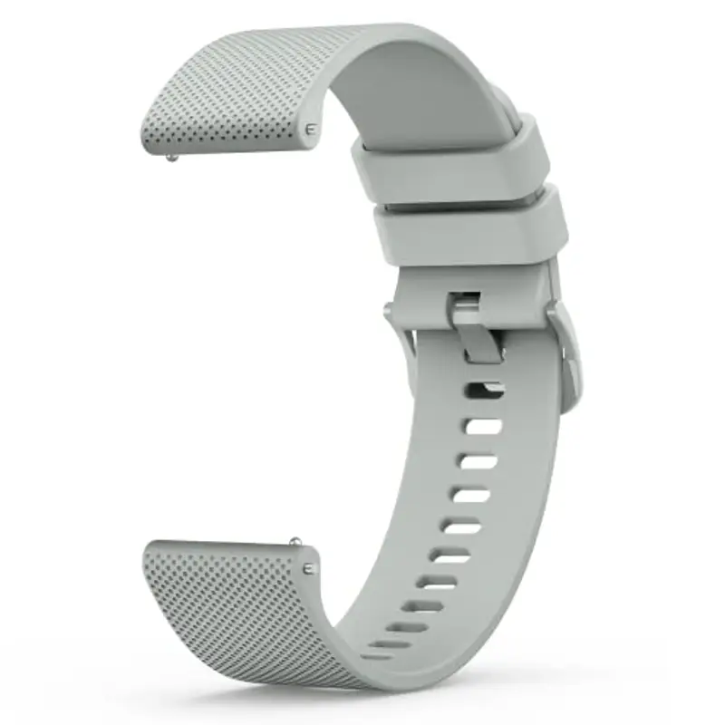 Wanme Cinturino per Orologi da 20mm 22mm Gomma, Cinturini di Ricambio in Silicone con Rilascio Rapido, Impermeabile