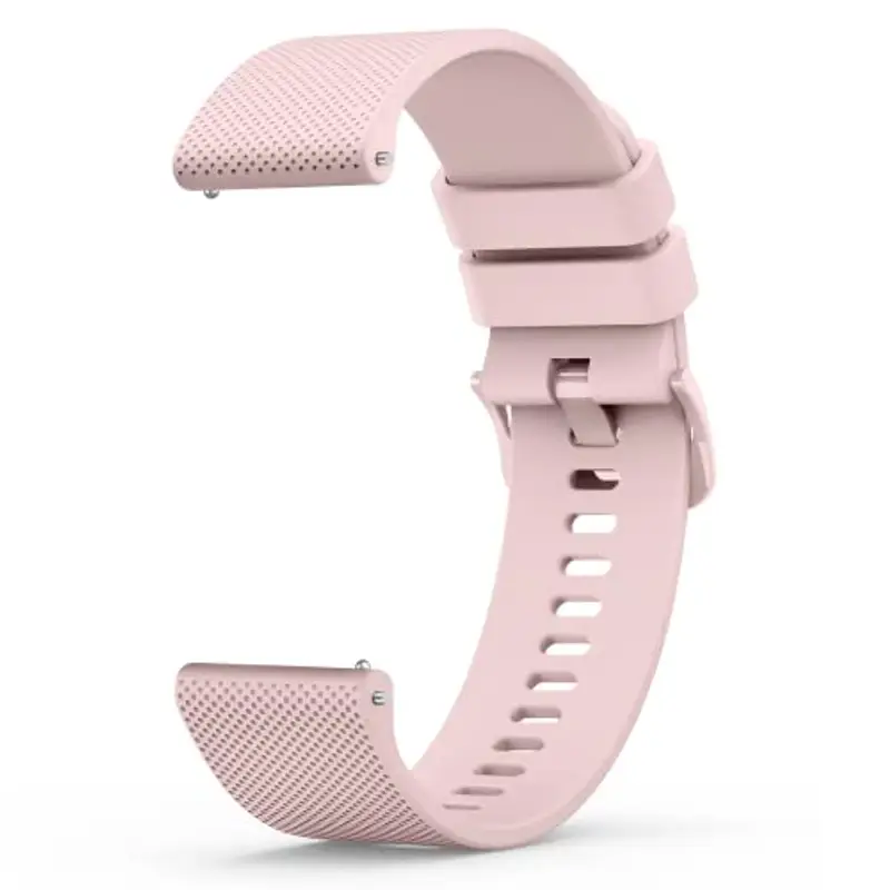 Wanme Cinturino per Orologi da 20mm 22mm Gomma, Cinturini di Ricambio in Silicone con Rilascio Rapido, Impermeabile Cinturini in Morbida con Fibbia in Metallo per Uomo e Donna