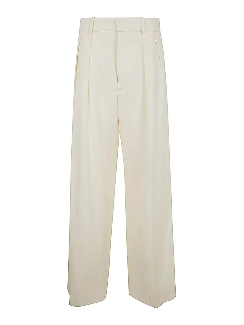 Pantaloni a vita bassa Bianco