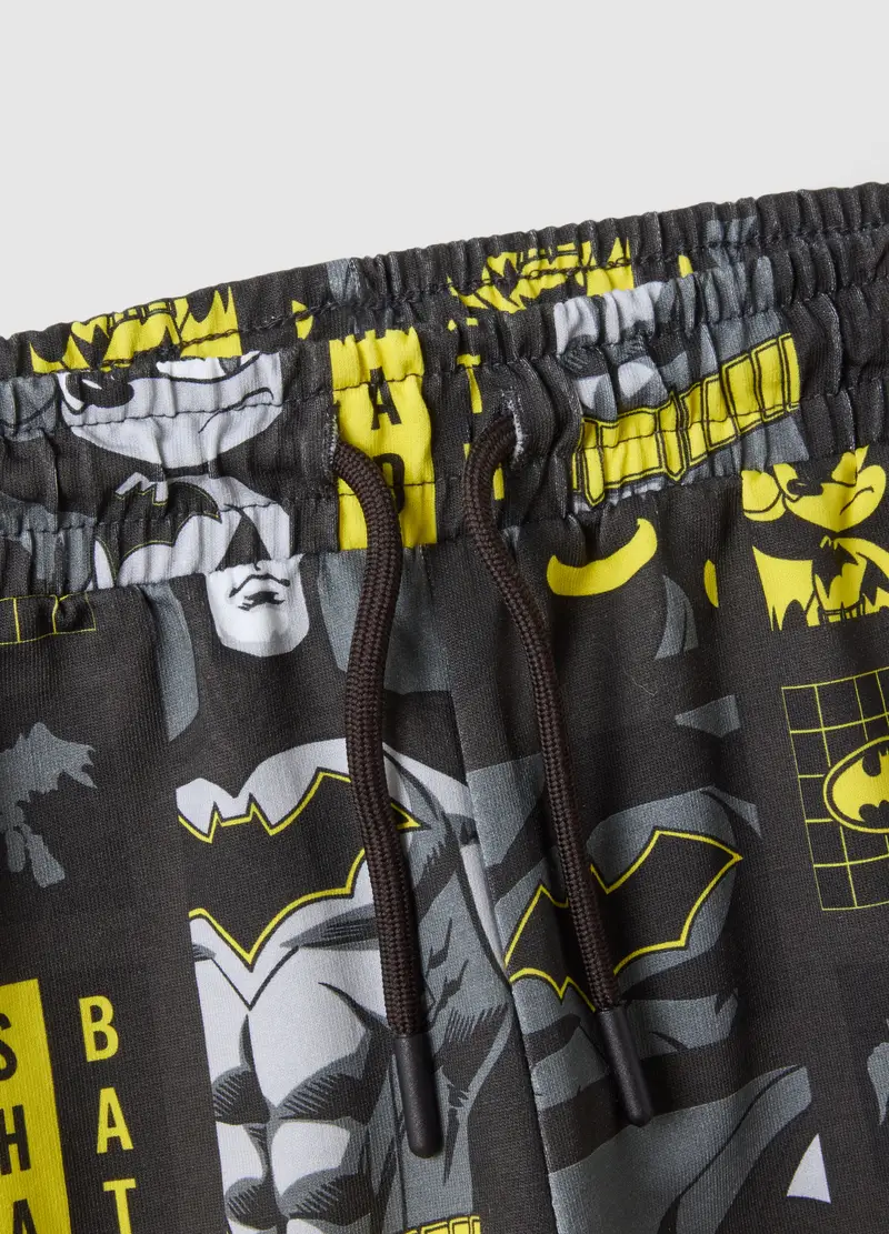 Shorts In Puro Cotone Multicolor Da Bambino Oversize Fit Con Sonic, Multicolor miniatura 3