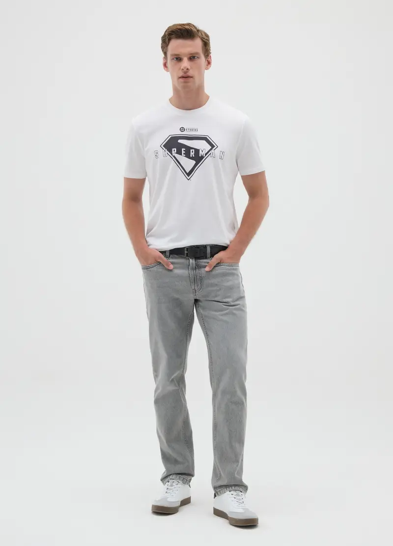 Warner Bros T-shirt Uomo Bianco 4328607 miniatura 2