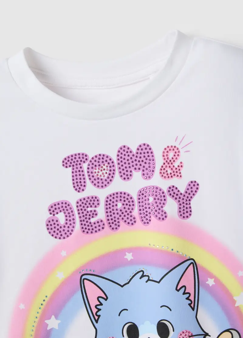 Warner Bros T-shirt Bambina Bianco 4330542 miniatura 3