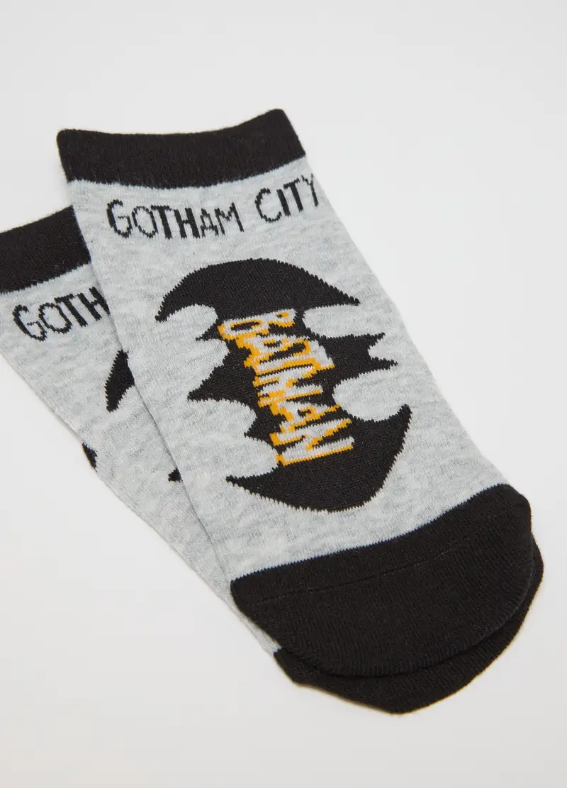 Tripack Di Calzini Da Ragazzo In Misto Cotone Multicolor Con Stampa Batman, Bambino, Multicolor miniatura 2