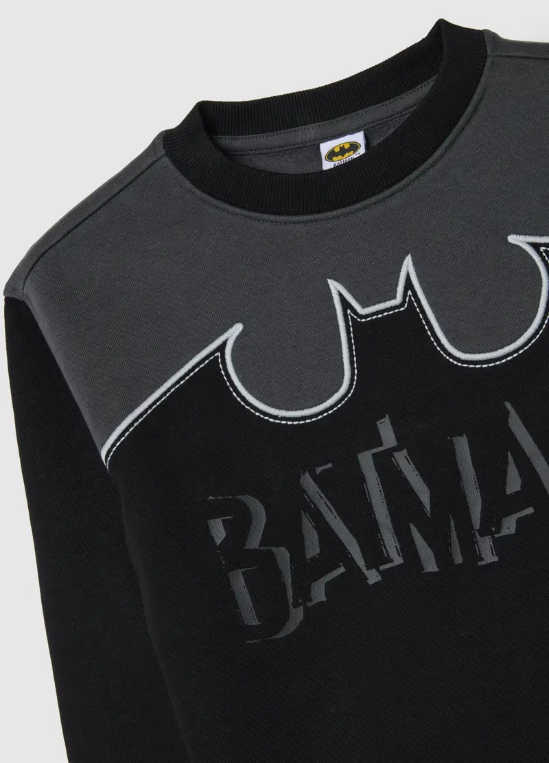 Tuta Nera Con Stampa Batman, Bambino, Nero miniatura 3
