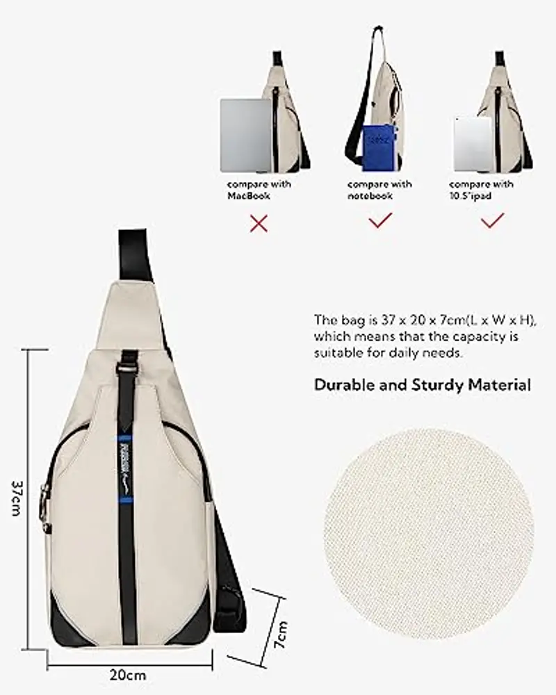 Waterfly Borsello Uomo Beige 1886165 miniatura 2