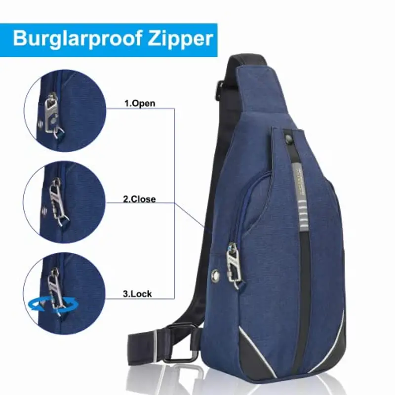 Waterfly Borsello Uomo Blu 1886163 miniatura 3