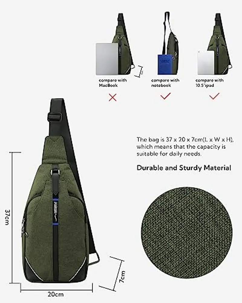 Waterfly Borsello Uomo Verde 1886164 miniatura 2