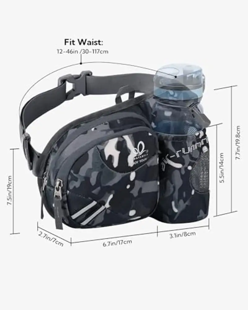 Waterfly Marsupio Uomo Nero 1601710 miniatura 2