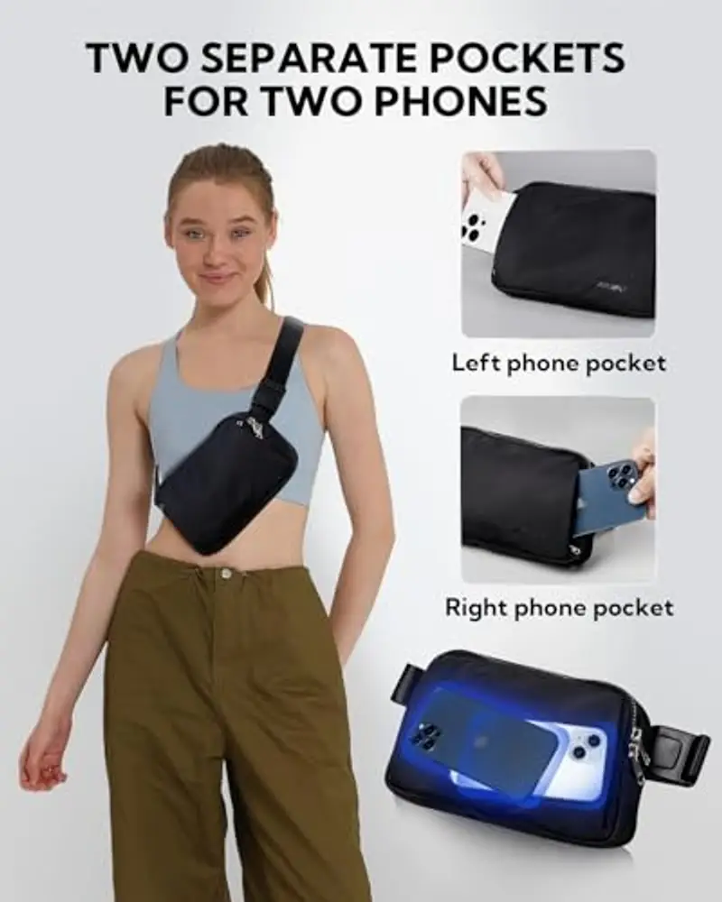 Waterfly Marsupio Uomo Nero 2278108 miniatura 2