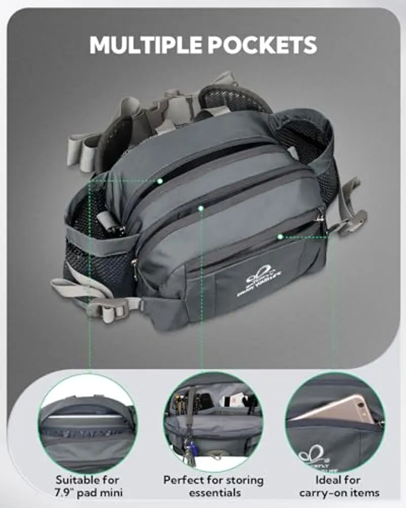 Waterfly Marsupio Uomo Grigio 1917184 miniatura 3