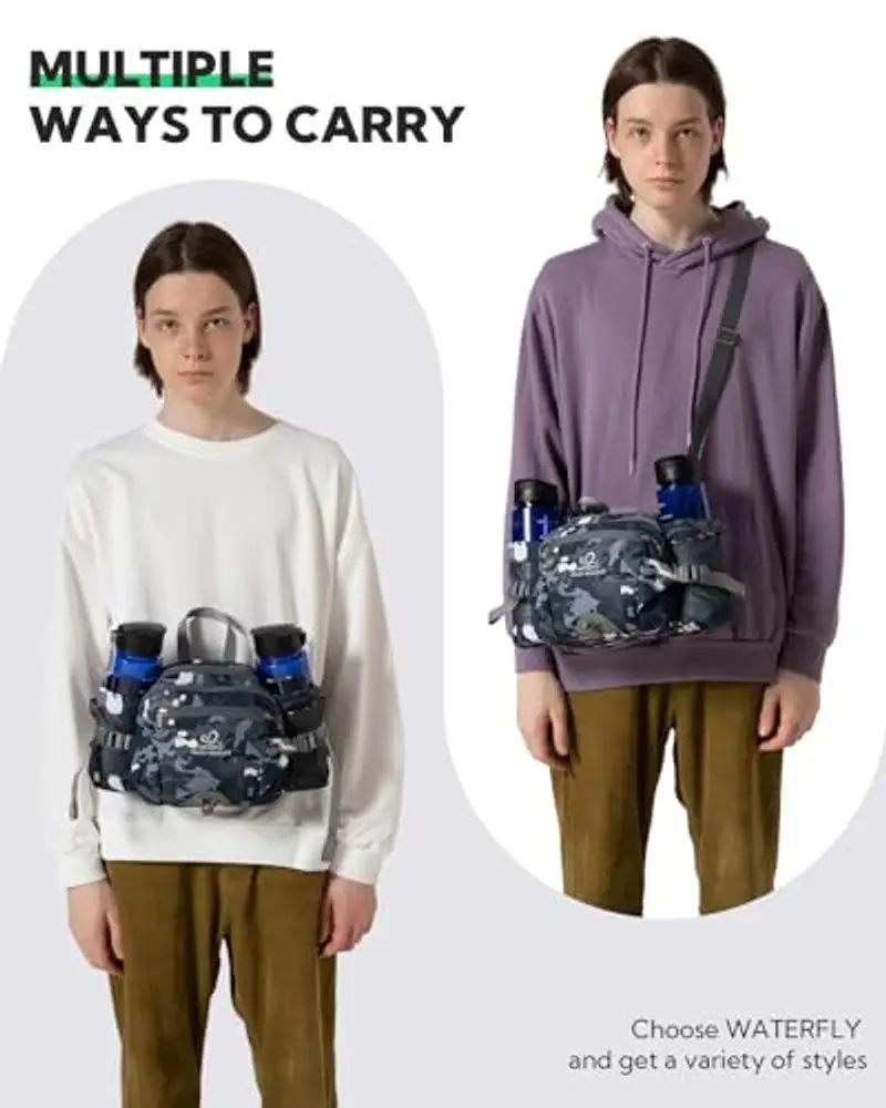 Waterfly Marsupio Uomo Nero 1917179 miniatura 2