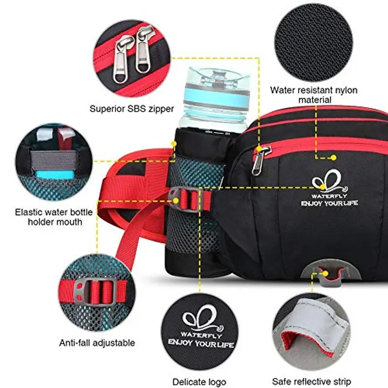 Waterfly Marsupio Uomo Nero 1917260 miniatura 3