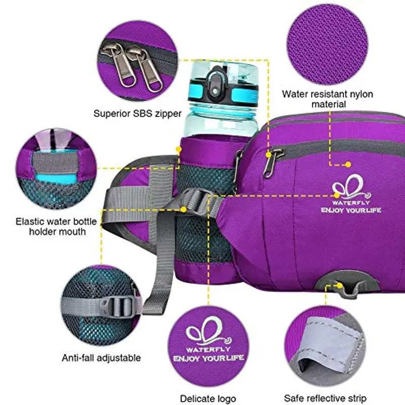 Waterfly Marsupio Donna Viola 1917190 miniatura 3