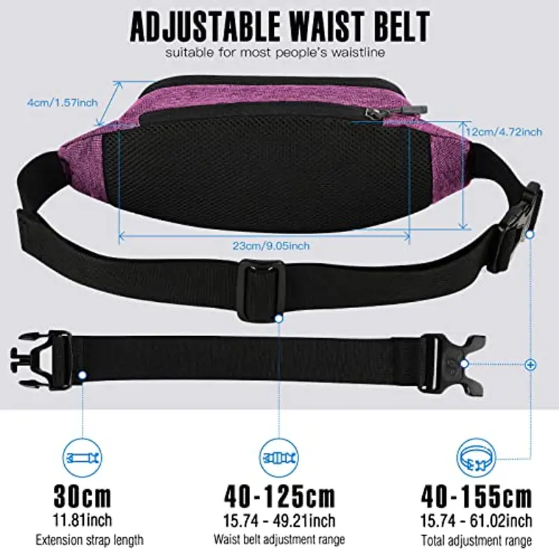 Waterfly Marsupio Uomo Viola 1601620 miniatura 3