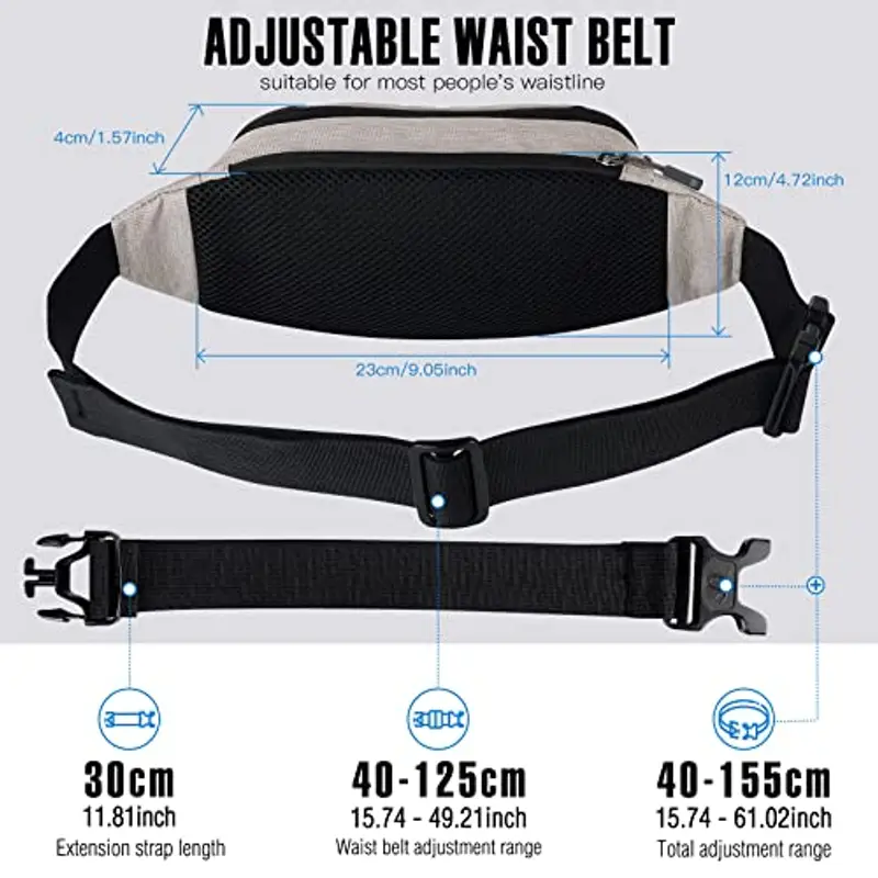 Waterfly Marsupio Uomo Beige 1601616 miniatura 3