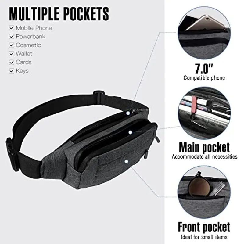 Waterfly Marsupio Uomo Grigio 1601622 miniatura 2