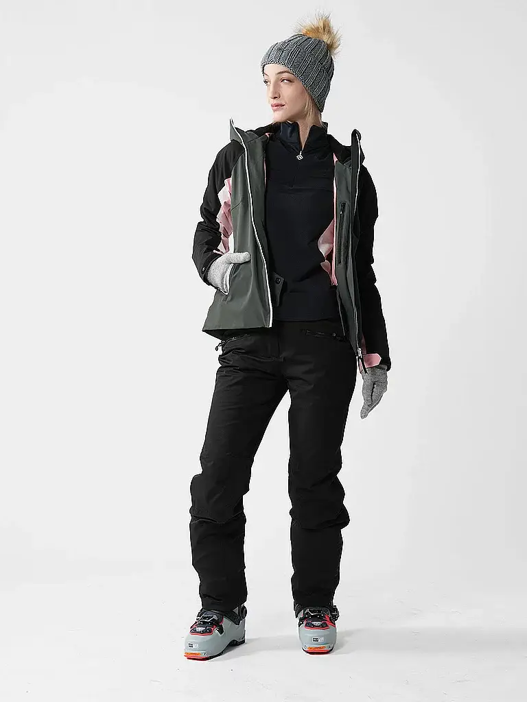 Pantaloni da sci da donna Bardo nero | S miniatura 2