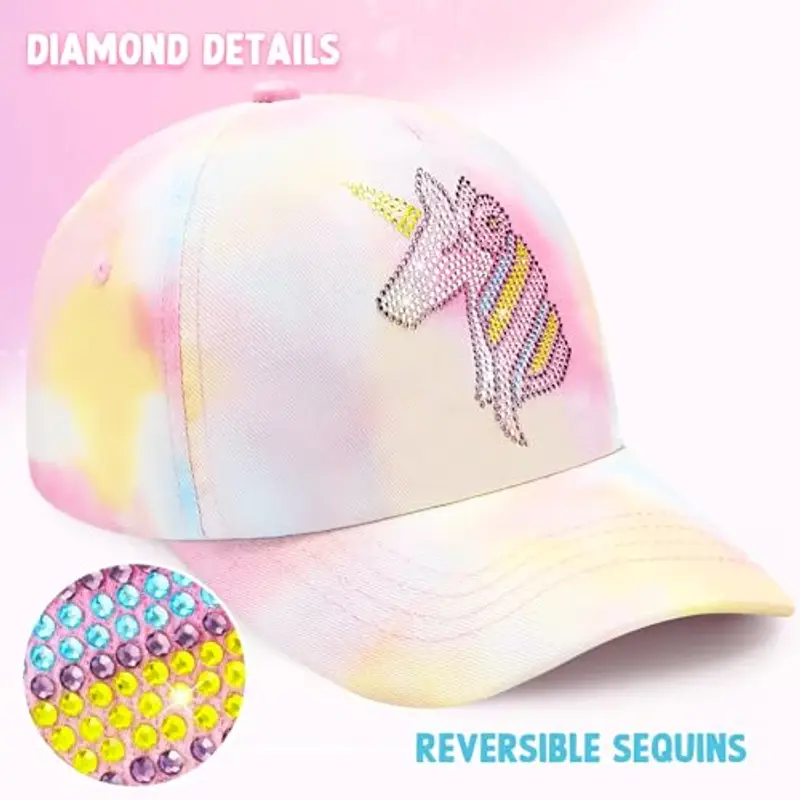 WAWSAM Berretto da Baseball per Ragazze Berretto da Camionista per Bambini in Cotone Berretto con Snapback miniatura 3