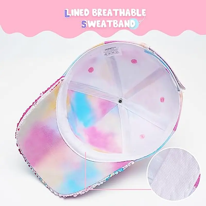 WAWSAM Berretto da Baseball per Ragazze Berretto da Camionista per Bambini in Cotone Berretto con Snapback miniatura 2