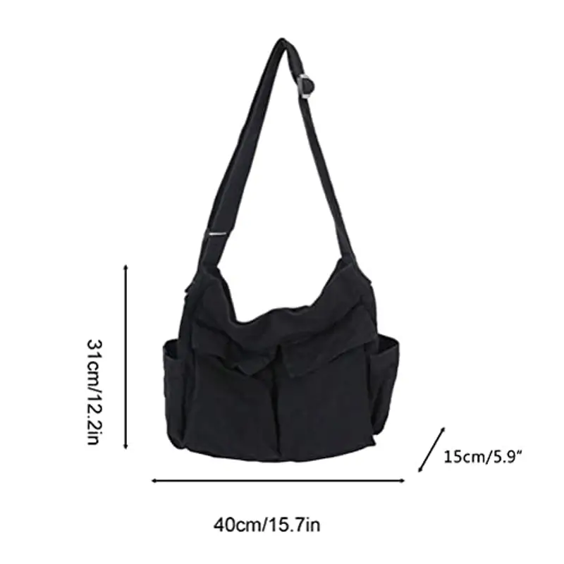 WBTY Borsa a tracolla Donna Nero 2097667 miniatura 2