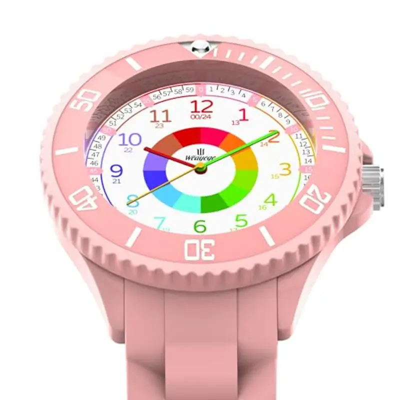 Weayege Orologio per Bambini, Educativo e Impermeabile 3ATM, Regalo Didattico 4-18 Anni, Full HD 1080P Home miniatura 2