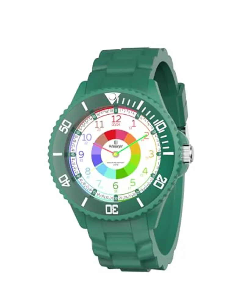 Weayege Orologio per Bambino Bambini, Orologio per bambini, Orologio da polso per bambinia, Educativo Orologio Bambina, Impermeabile 3ATM, 4-18 Anni miniatura 3