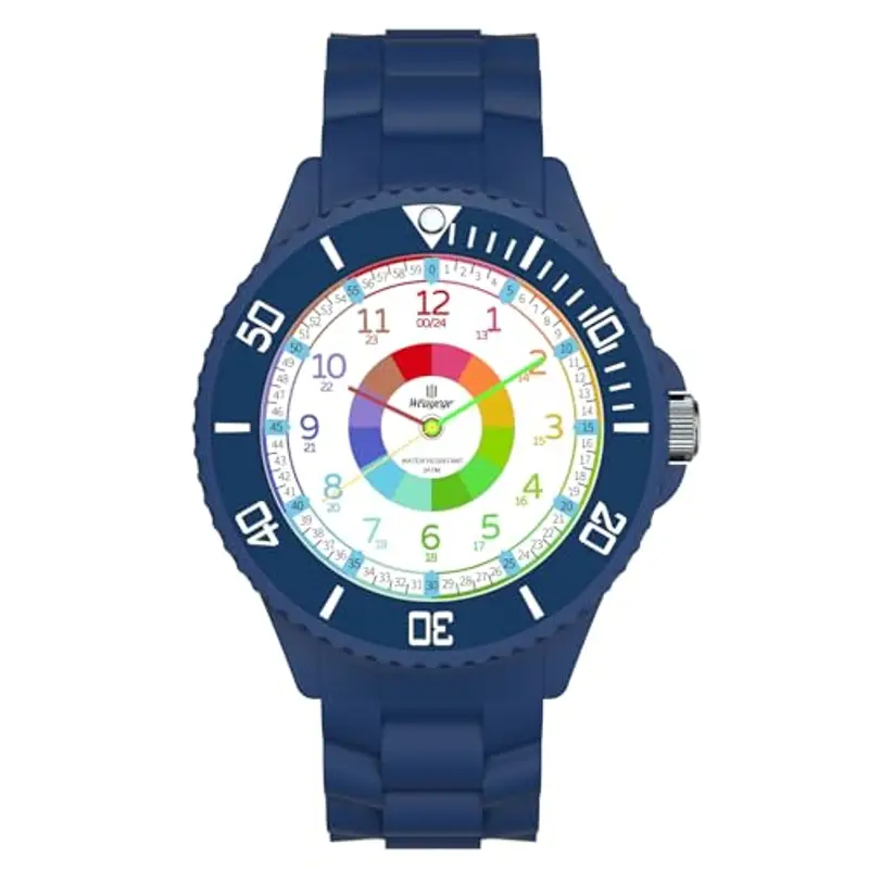 Weayege Orologio per Bambino Bambini,Orologio per bambini,Orologio da polso per bambinia,Educativo Orologio Bambina,Impermeabile 3ATM,Orologio Didattico Regalo Bambino 4-18 Anni,Full HD 1080P Home