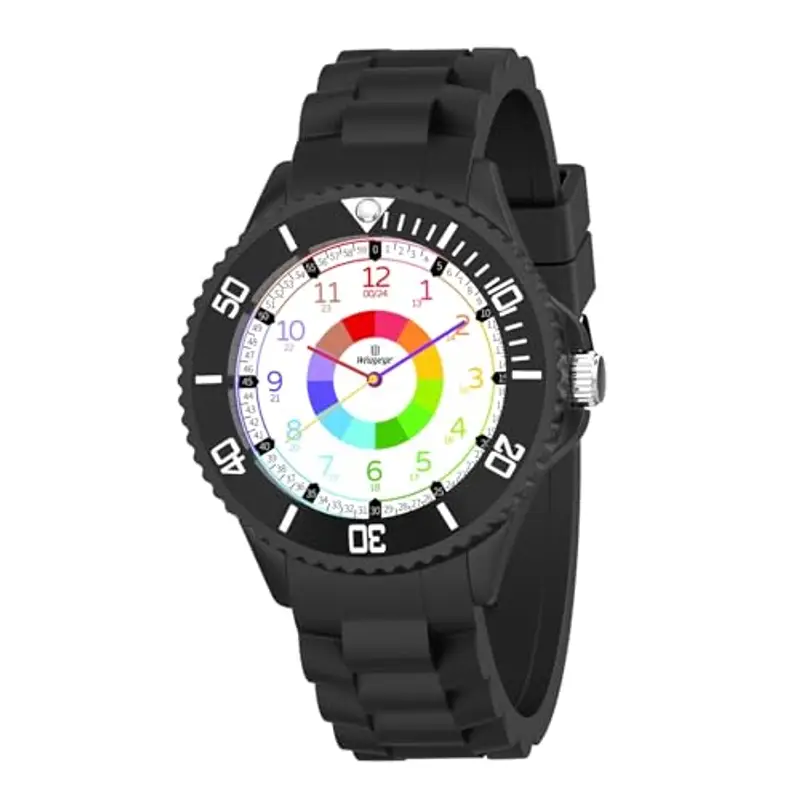 Weayege Orologio per Bambino Bambini,Orologio per bambini,Orologio da polso per bambinia,Educativo Orologio Bambina,Impermeabile 3ATM,Orologio Didattico Regalo Bambino 4-18 Anni,Full HD 1080P Home