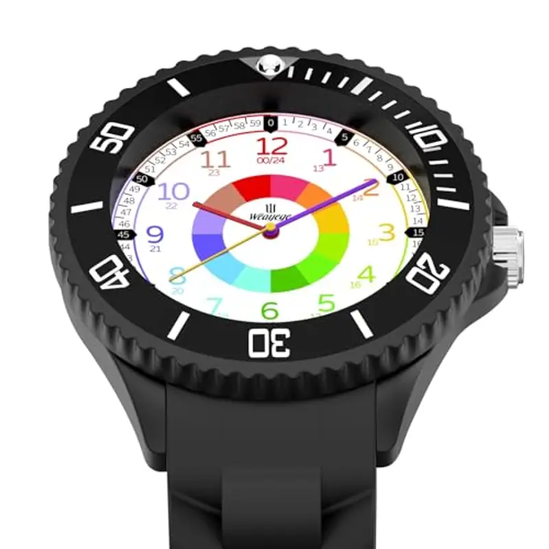 Weayege Orologio per Bambino Bambini, Orologio per bambini, Orologio da polso per bambinia, Educativo Orologio Bambina, Impermeabile 3ATM, Orologio Didattico Regalo Bambino 4-18 Anni, Full HD 1080P Home miniatura 3