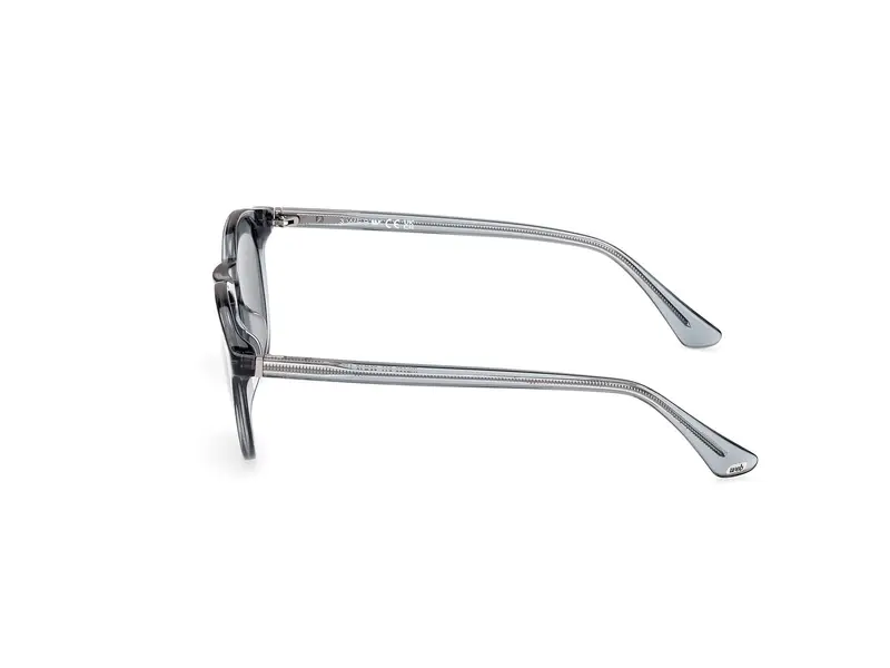 Web Unisex WE0328 84A Occhiali da sole Acetato Azzurro Fumo Rotonda Normale miniatura 2