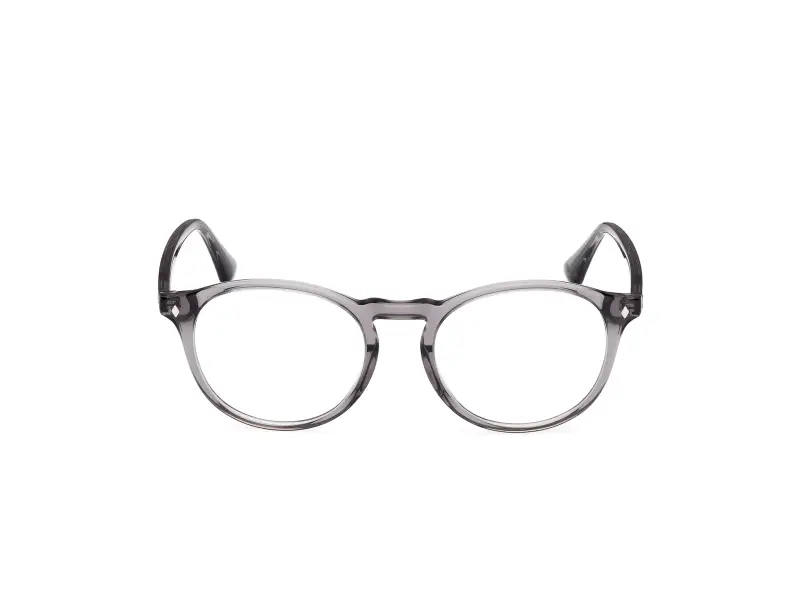 Unisex WE5387 016 Montature da vista Acetato Grigio Rotonda Normale miniatura 2