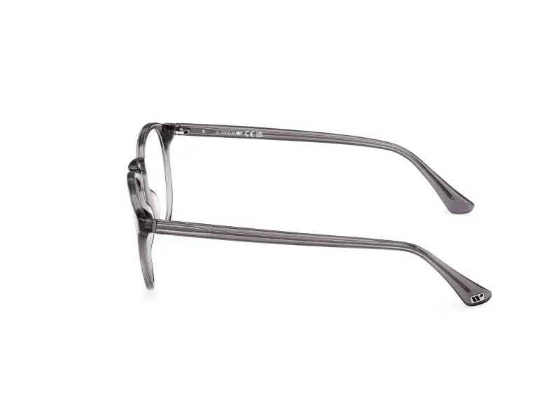 Unisex WE5387 016 Montature da vista Acetato Grigio Rotonda Normale miniatura 3