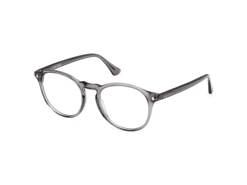 Unisex WE5387 016 Montature da vista Acetato Grigio Rotonda Normale