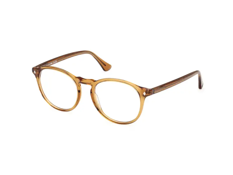 Unisex WE5387 039 Montature da vista Acetato Giallo Rotonda Normale