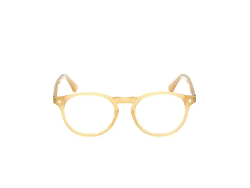 Unisex WE5387 041 Montature da vista Acetato Giallo Rotonda Normale miniatura 2