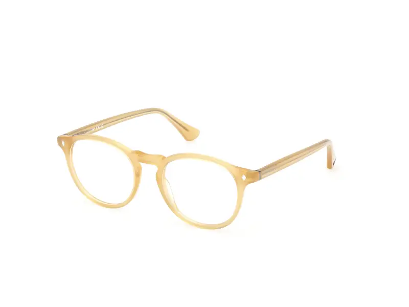 Unisex WE5387 041 Montature da vista Acetato Giallo Rotonda Normale