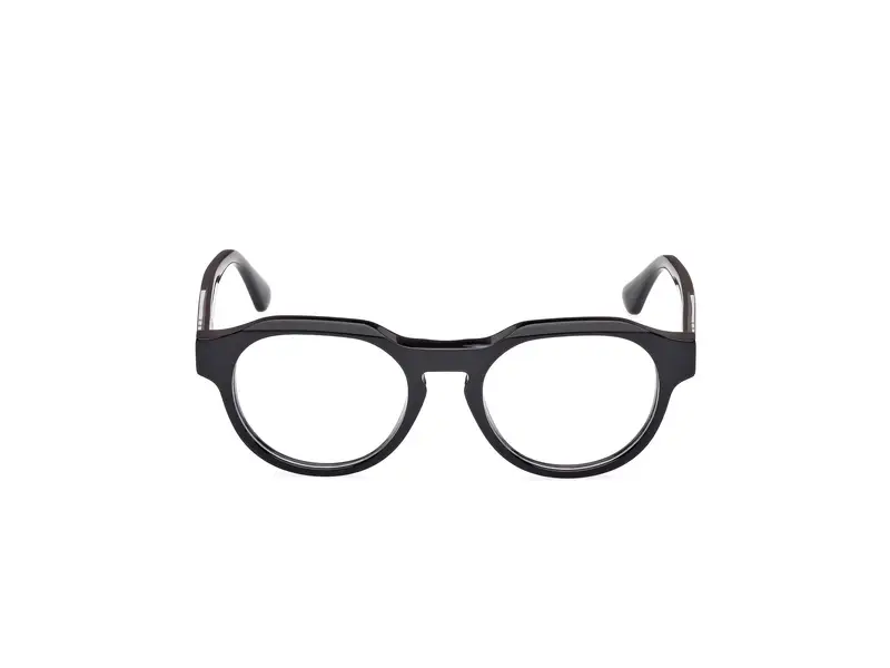 Web Unisex WE5421 5 Montature da vista Acetato Nero Rotonda Normale miniatura 2