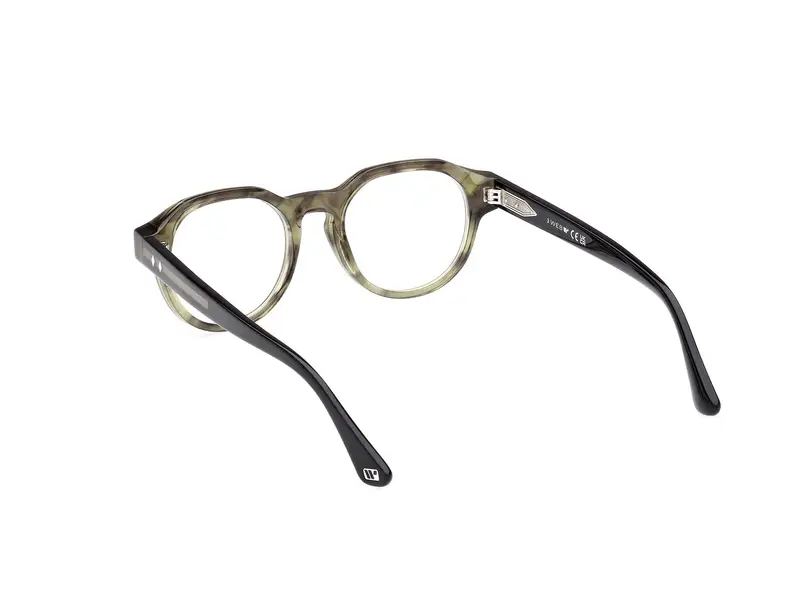 Web Unisex WE5421 98 Montature da vista Acetato Verde Rotonda Normale miniatura 3