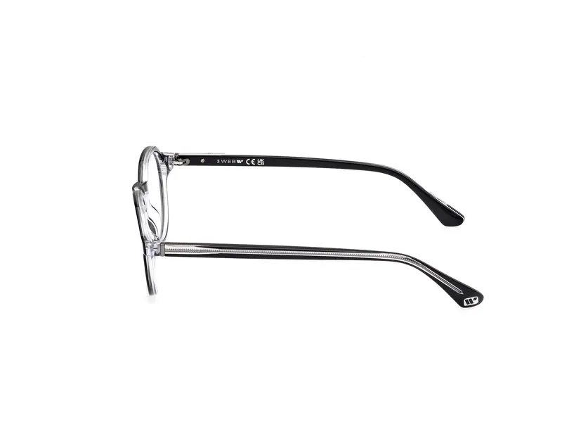 Web Unisex WE5440 1 Montature da vista Acetato Nero Rotonda Normale miniatura 2