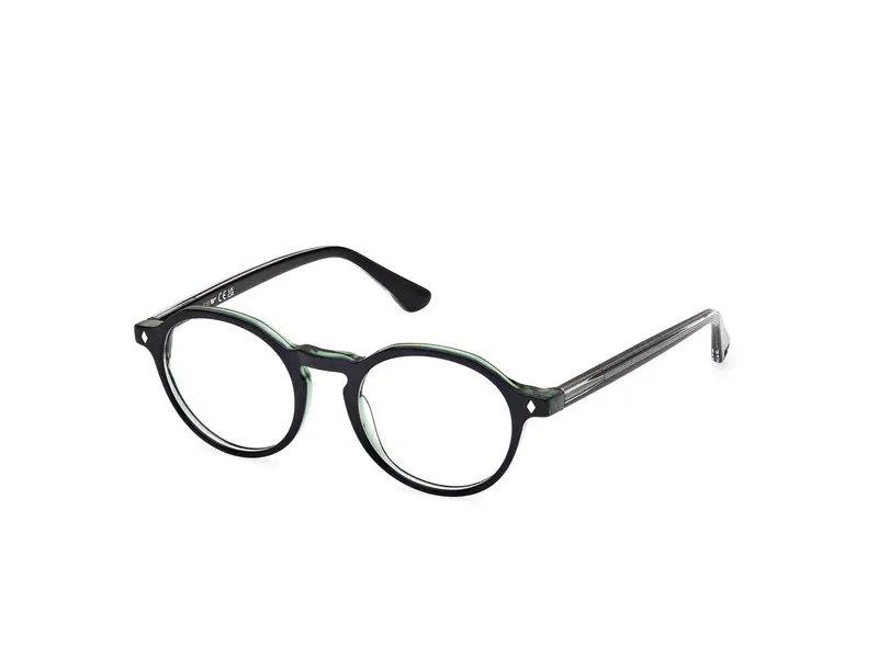Web Unisex WE5440 5 Montature da vista Acetato Nero  Rotonda Normale