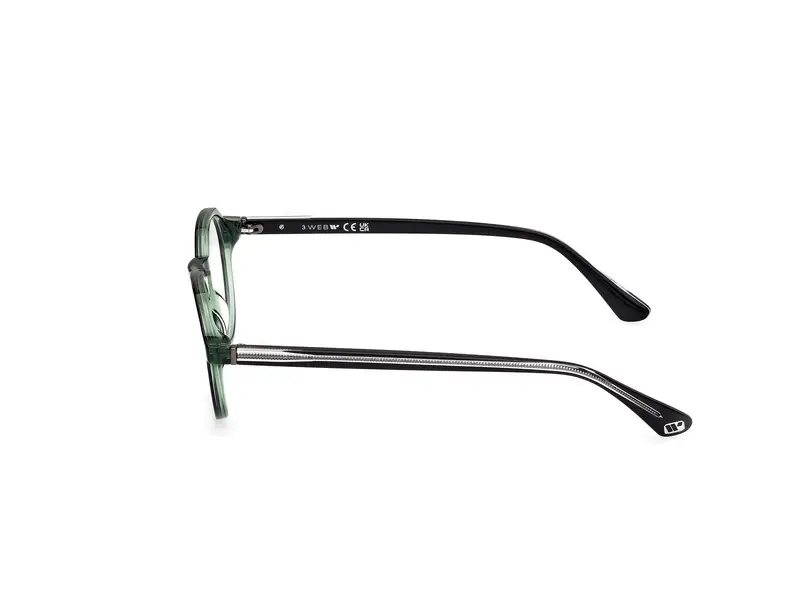 Web Unisex WE5440 5 Montature da vista Acetato Nero Rotonda Normale miniatura 2