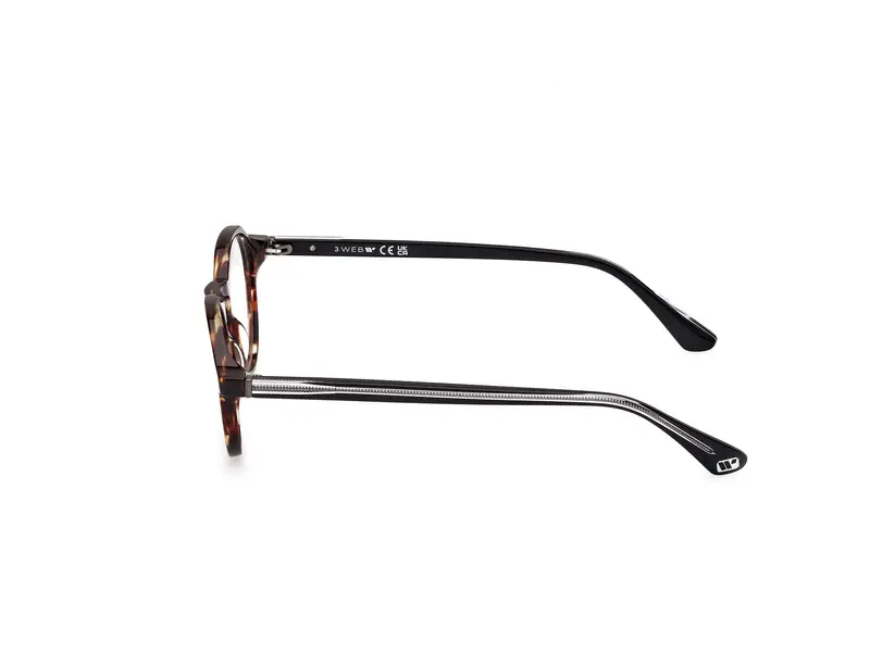 Web Unisex WE5440 52 Montature da vista Acetato Havana Rotonda Normale miniatura 2