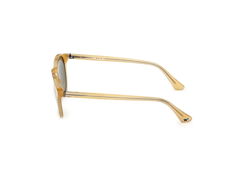 Unisex Web WE0328 41N Occhiali da sole Acetato Giallo Verde Rotonda Normale miniatura 3