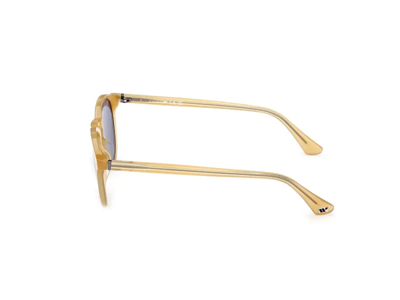 Unisex Web WE0328 41V Occhiali da sole Acetato Giallo Blu Rotonda Normale miniatura 3